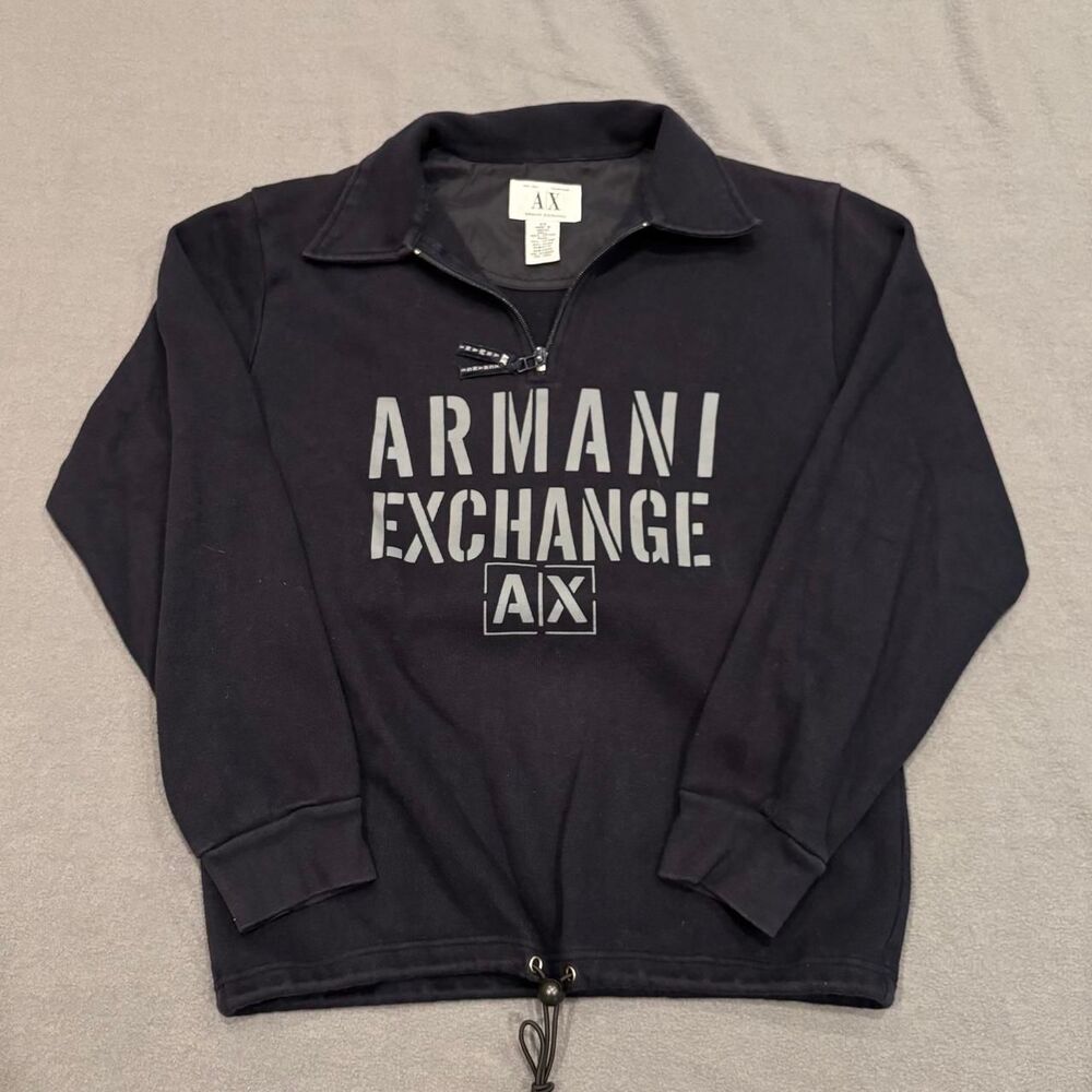 vintage Armani Exchange quarter zip sweatshirt